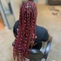 Large Fulani Braids/ Feed-In Front Knotless Braid Back