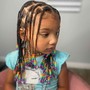 Kid's Braid Style W/ Natural Hair and beads