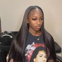 Crochet braid, cornrows, sew-in Takedown ( excluding braids, locs)