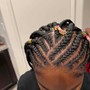 Natural hair boho braids