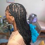 Natural hair boho braids