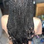 Natural hair boho braids