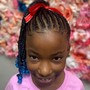 Kid's scalp braids