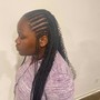 Medium Boho Box Braids