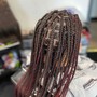 Boho box braids small