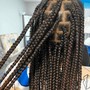 (Small) mid-back Bohemian faux locs