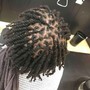 Loc retwist with two strand Loc Style (Rope Twist)