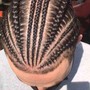 5 Cornrows or Less