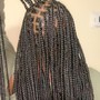 Small Knotless braids buttlength  + extra $20 for hair if you want me to provide hair only natural color