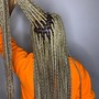 Small Knotless braids buttlength  + extra $20 for hair if you want me to provide hair only natural color