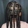 large knotless  braids