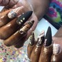 Hard Gel/Acrylic Long Nail Sets