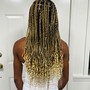 Kid's box  Braids midback 9 to 12 years