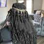 Partially Distressed Locs