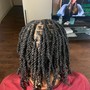 Loc Retwist ; 2strand Twist