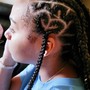 Braids with crown