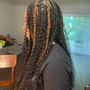 Jumbo box braids