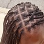 Small knotless Braids