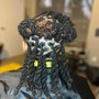 Loc maintenance w/ Pipe Cleaner curls