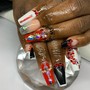 French pedi - Nail Art