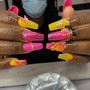 Ombré Acrylic nails add on