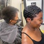 Relaxer Retouch,Semi-Permanent Color & Cut