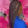 Color wash retwist locs