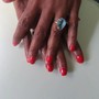 Short or natural nail acrylic Overlay