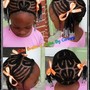 Kids Large stitch ponytail’s