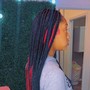 Medium Mid-back Box Braids (not knotless)