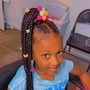 Kid's large quick Braids styles (4-9 braids)