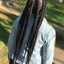 Medium Mid-back Box Braids (not knotless)