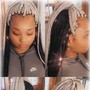 Adults Medium Mid-back knotless Braids