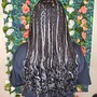 Goddess knotless Braids