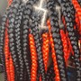 Knotless box Braids