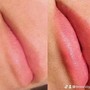 Lip blush tattoo