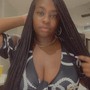 Large Knotless Box Braids