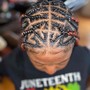 Mens 2 fishbone Braids