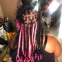 Shoulder length butterfly locs