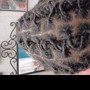 Locs Retwist/Half Head