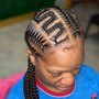 Kid's two braids