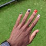 Fullset freestyle short sporty nails