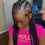 Adult lemonade braids w/heart