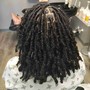 Butterfly locs shoulder length