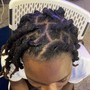 Shaved Sides Loc retwist