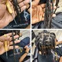 Loc Maintenance  - Half Head of Locs / Undercut