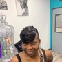 Shampoo and Style Relaxed Hair