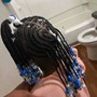 Large Knotless Braids