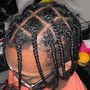 Natural hair braids