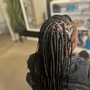 Small butt length knotless Braids